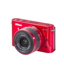 Nikon 1 J1 Two-Lens Wide Angle Kit  Red