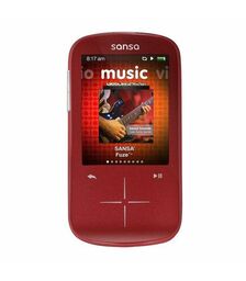 Sansa Fuze+ MP3 Player (Red) - 4GB