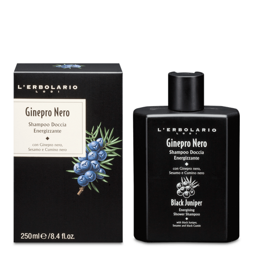 Ginepro Nero Shampoo Doccia Energizzante 250 ml L'Erbolario Capelli ERB031.176