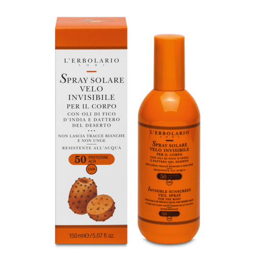 Spray Solare Velo Invisibile SPF50 150 ml L'Erbolario Solari ERB086.933