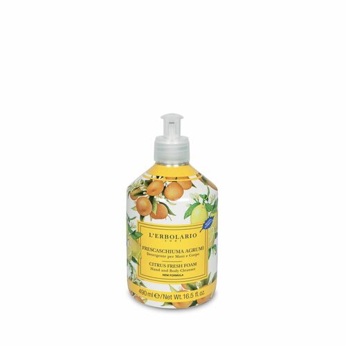 Frescaschiuma Agrumi Detergente Mani e Corpo L'Erbolario Creme corpo ERB026.055