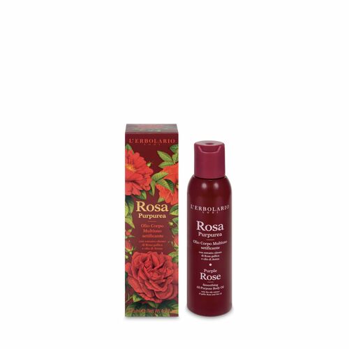 Rosa Purpurea Olio Corpo Multiuso setificante 125 ml L'Erbolario Creme corpo ERB026.069
