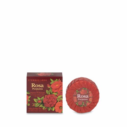 Rosa Purpurea Sapone Profumato 100 gr L'Erbolario Saponi ERB041.053