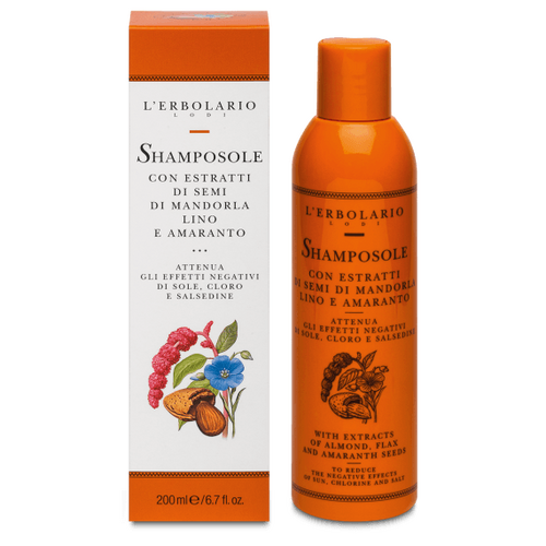 Shamposole Estratti Semi Mandorla/Lino/Amaranto 200 ml L'Erbolario Solari ERB086.354