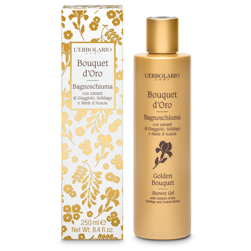 Bouquet D&#039;Oro Bagnoschiuma 250 ml L'Erbolario Bagnoschiuma ERB036.048