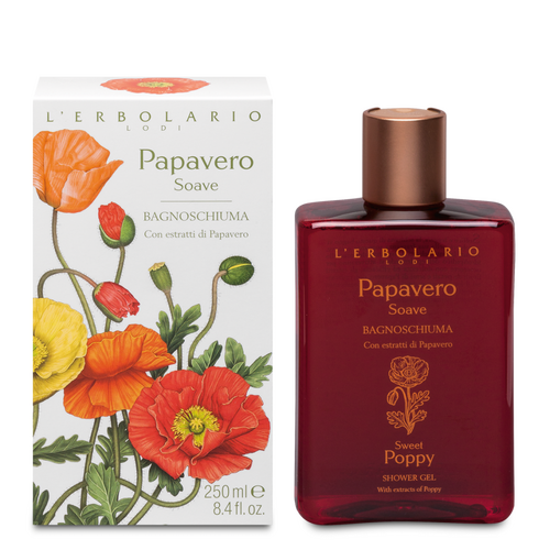 Papavero soave Bagnoschiuma 250 ml L'Erbolario Bagnoschiuma ERB036.345