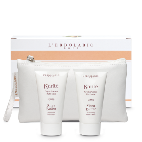 Karit&egrave; Beauty Pochette - Bagnocrema 75 ml e Crema Corpo 75 ml L'Erbolario Creme corpo ERB088.051