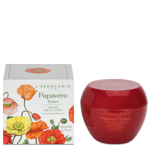 Papavero soave Crema corpo 200 ml L'Erbolario Creme corpo ERB026.011