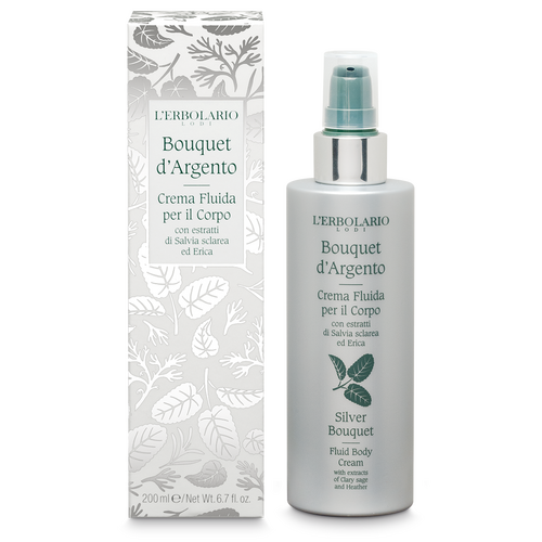 Bouquet D&#039;Argento Crema Fluida per il Corpo 200 ml L'Erbolario Creme corpo ERB026.046