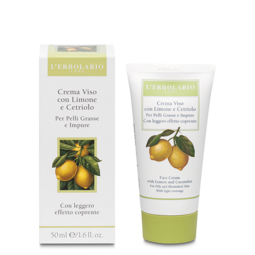 Crema Viso al Ginkgo Biloba &amp; alla Vite Rossa 50 ml L'Erbolario Viso ERB011.290