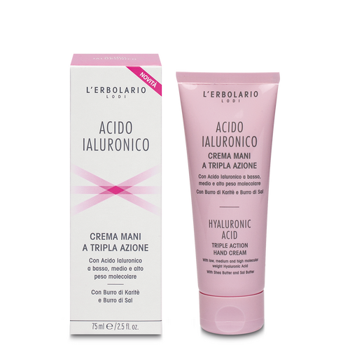 Acido Ialuronico Crema mani Tripla Azione 75 ml L'Erbolario Creme corpo ERB026.706