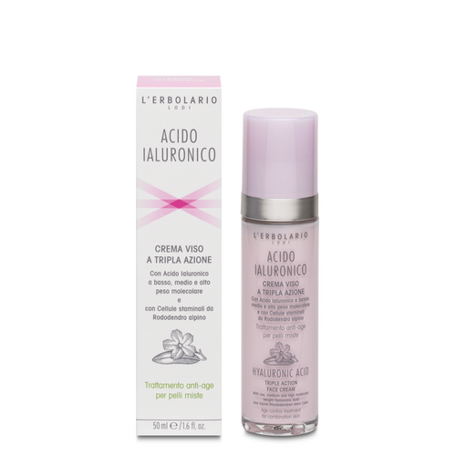 Acido Ialuronico Crema Viso pelli miste 50 ml L'Erbolario Viso ERB011.699
