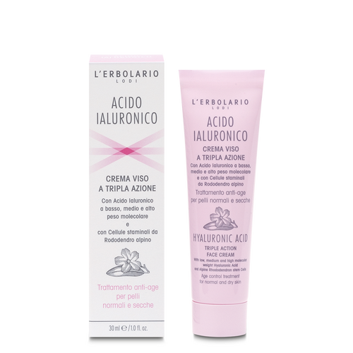 Acido Ialuronico Crema viso a tripla azione 30 ml L'Erbolario Viso ERB011.697