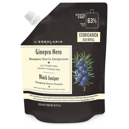 Ginepro Nero Bagnodoccia Eco 500 ml L'Erbolario Bagnoschiuma ERB036.015