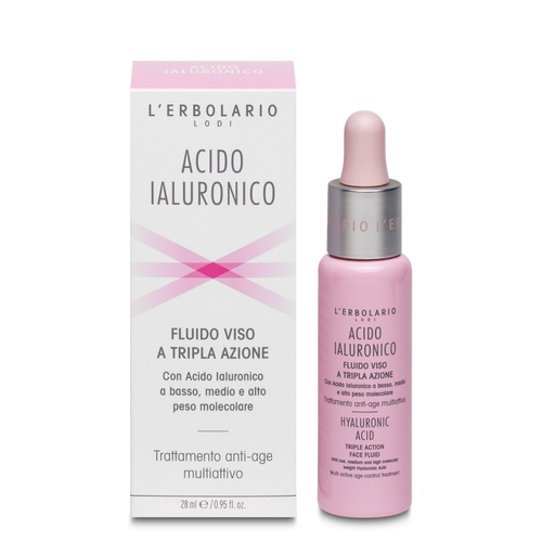 Acido Ialuronico Fluido Viso tripla azione 28 ml L'Erbolario Viso ERB021.697