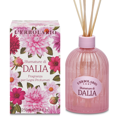 Sfumature di Dalia Fragranza Legni Profumati 250 ml L'Erbolario Home Fragrance ERB081.063