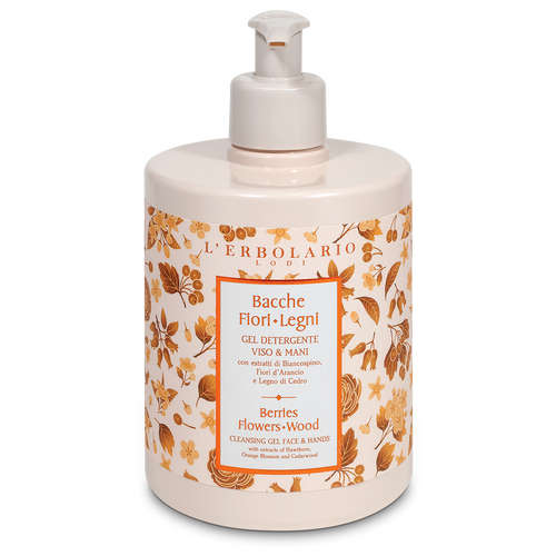 Bacche Fiori Legni Gel Detergente Viso &amp; Mani 500 ml L'Erbolario Viso ERB002.073