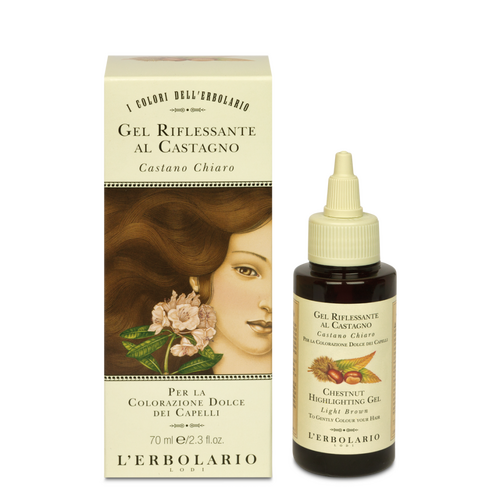 Gel riflessante al castagno castano chiaro 70 ml L'Erbolario Capelli ERB033.002