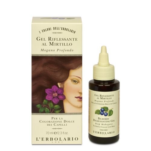 Gel riflessante al mirtillo mogano profondo 70 ml L'Erbolario Capelli ERB033.004