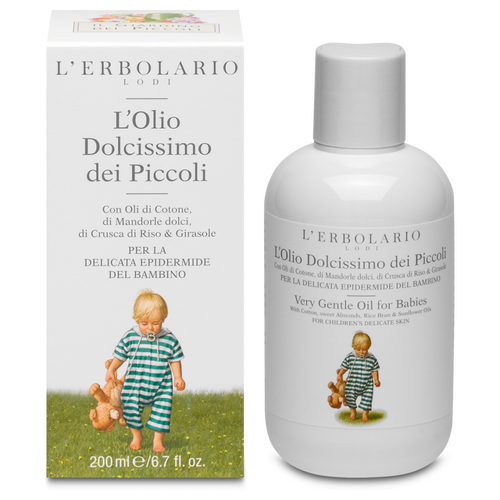 Giardino dei Piccoli L&#039;Olio dolcissimo 200 ml L'Erbolario Linea Bimbi ERB007.958