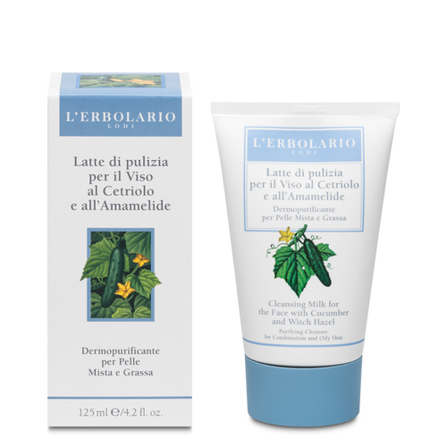 Latte di Pulizia Viso al Cetriolo e Amamelide 125 ml L'Erbolario Viso ERB001.002