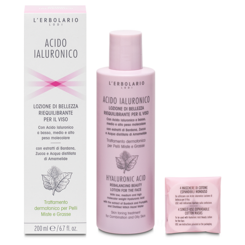 Acido Ialuronico Lozione riequilibrante viso 200 ml L'Erbolario Viso ERB006.978