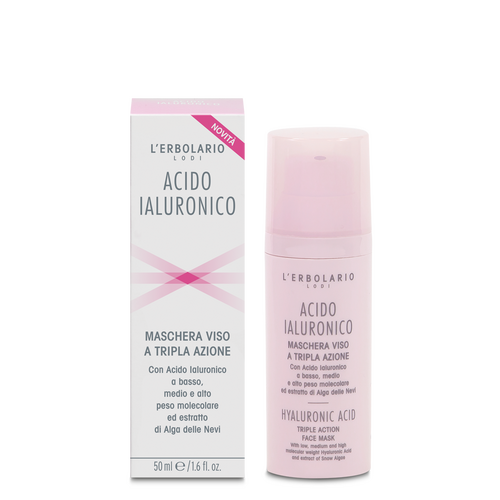 Acido Ialuronico Maschera Viso a Tripla Azione 50 ml L'Erbolario Viso ERB012.001