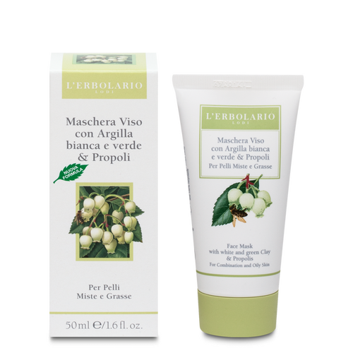 Maschera Viso all'Argilla e alla Propoli 50 ml L'Erbolario Viso ERB012.235