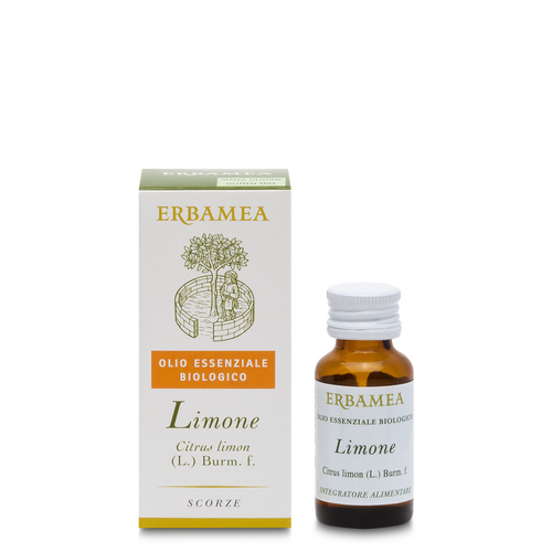 Olio Essenziale Biologico di Limone 10 ml erbamea Oli Essenziali ERBA017.509
