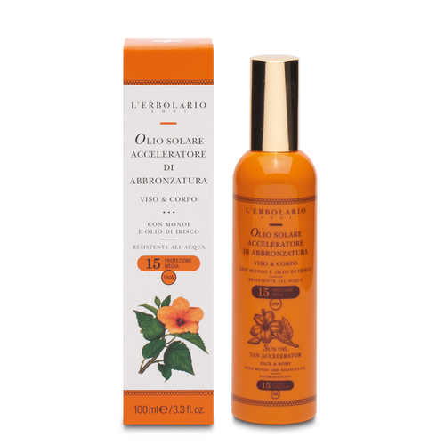 Olio Solare Acceleratore di abbronzatura SPF 15 L'Erbolario Solari ERB086.002