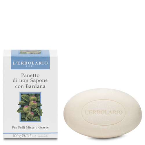 Panetto di non Sapone alla Bardana 100 g L'Erbolario Saponi ERB042.275