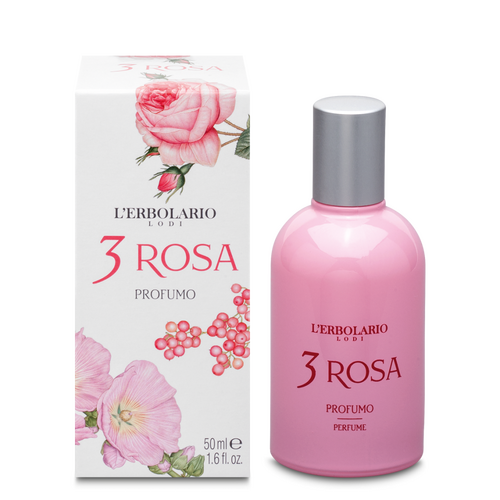 3 Rosa profumo 50 ml L'Erbolario Profumi ERB066.357
