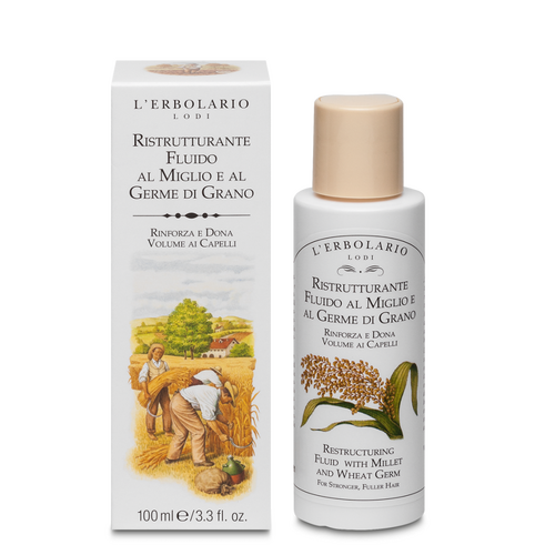 Ristrutturante fluido Miglio e Germe di Grano 100 ml L'Erbolario Capelli ERB032.037