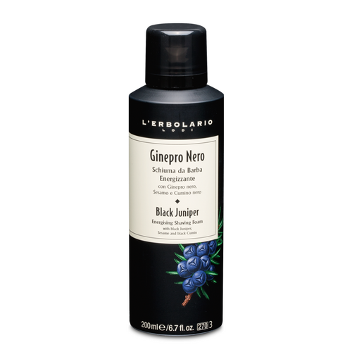 Ginepro Nero Schiuma da Barba 200 ml L'Erbolario Barberia ERB061.194