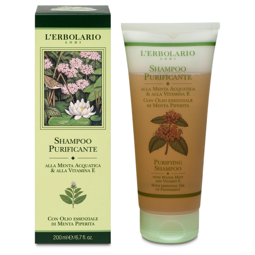 Shampoo Purif. alla Menta e alla Vitamina E 200 ml L'Erbolario Capelli ERB031.138
