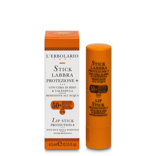 Stick Labbra Protezione+ SPF50+ 4.5 ml L'Erbolario Solari ERB086.399