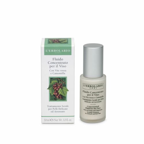 Fluido Concentrato Viso Vite Rossa &amp; Camomilla 30 ml L'Erbolario Viso ERB021.275