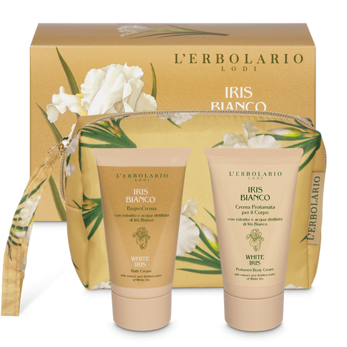 Iris Bianco Beauty pochette Bocciolo L'Erbolario Creme corpo ERB088.096